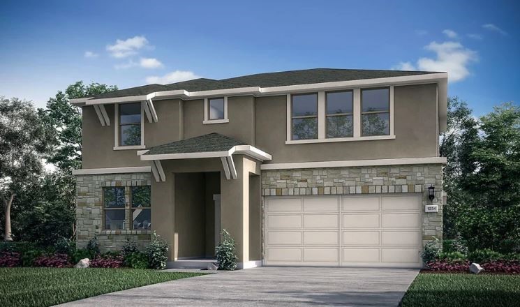 213 Stinchcomb Road Hutto, TX 78634 - Photo 1 of 1 front view of a house with a yard