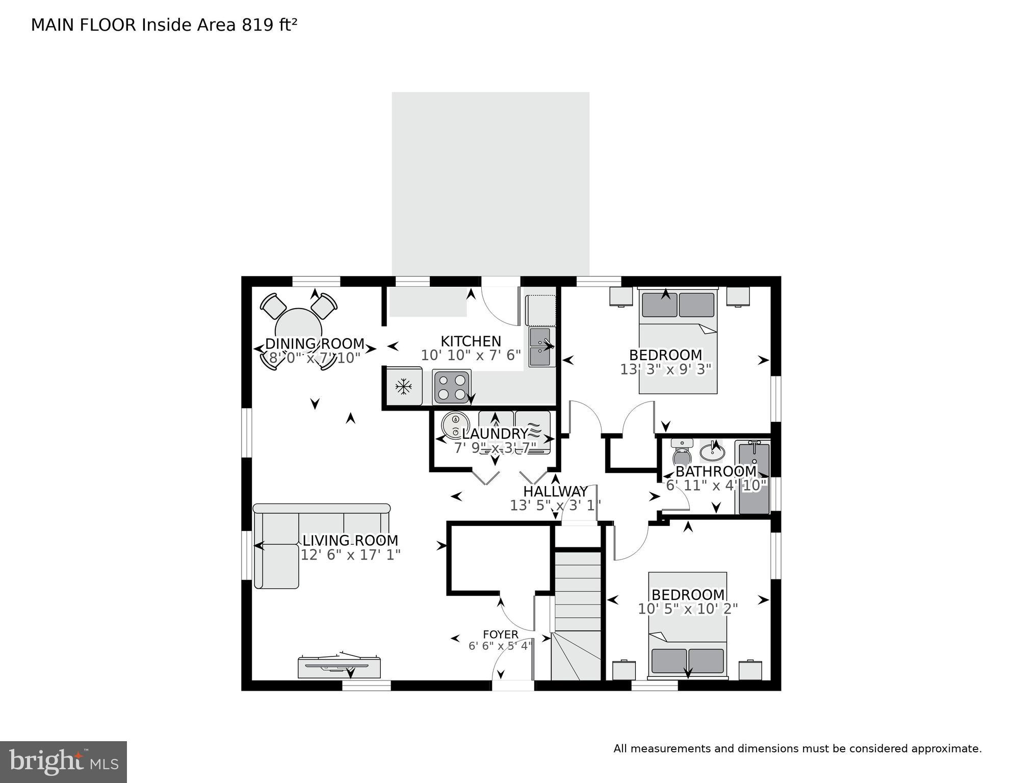 2023 Griffith Road Falls Church, VA 22043 - Photo 22 of 23 Main level floorplan