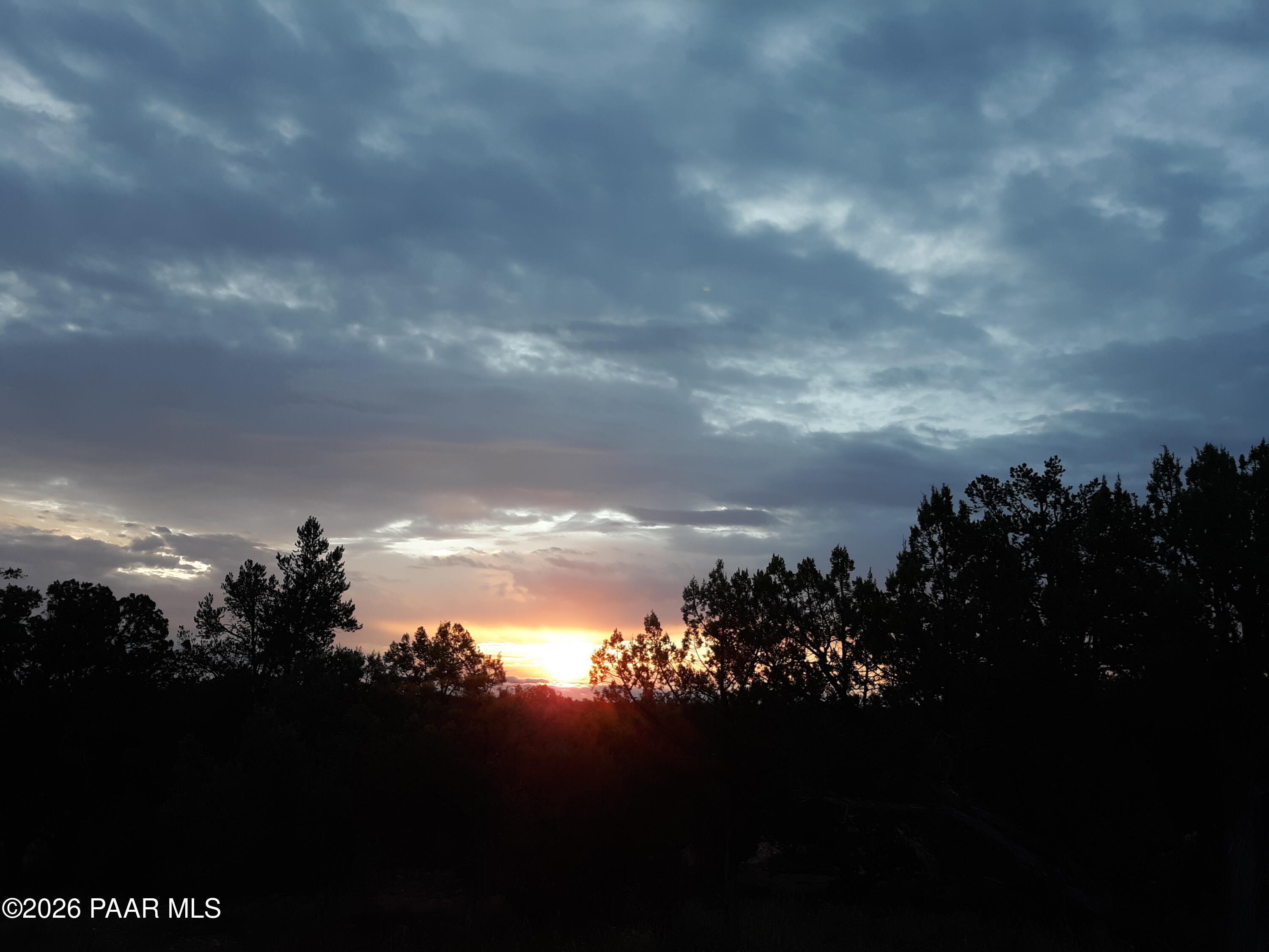 446 Arizona Road Ash Fork, AZ 86320 - Photo 12 of 13 sun set in the hills