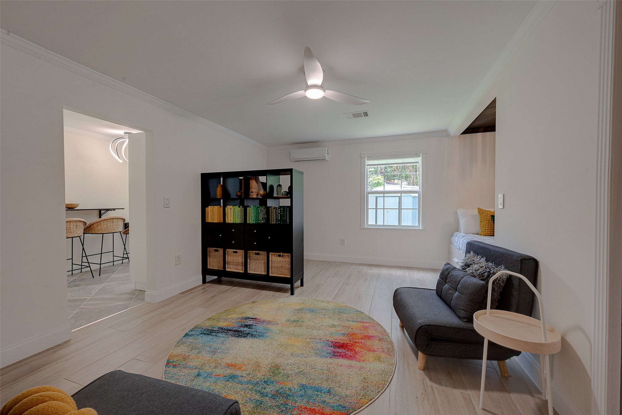 4005 Omeara Drive Houston, TX 77025 - Photo 31 of 49 a bedroom with furniture and a window