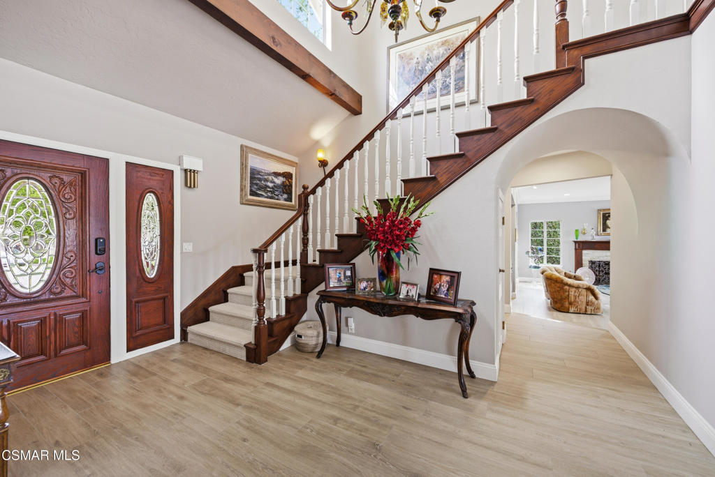 206 Rangely Court Simi Valley, CA 93065 - Photo 6 of 63 a view of entryway and hall with wooden floor