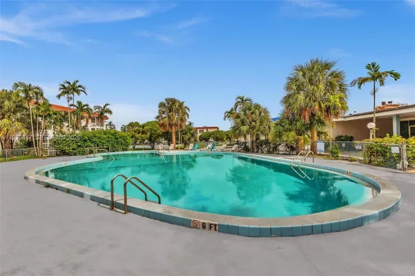 a view of a garden with a slide area