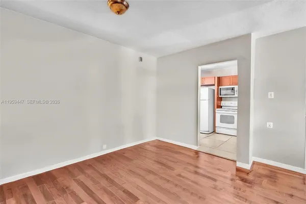 wooden floor in an empty room
