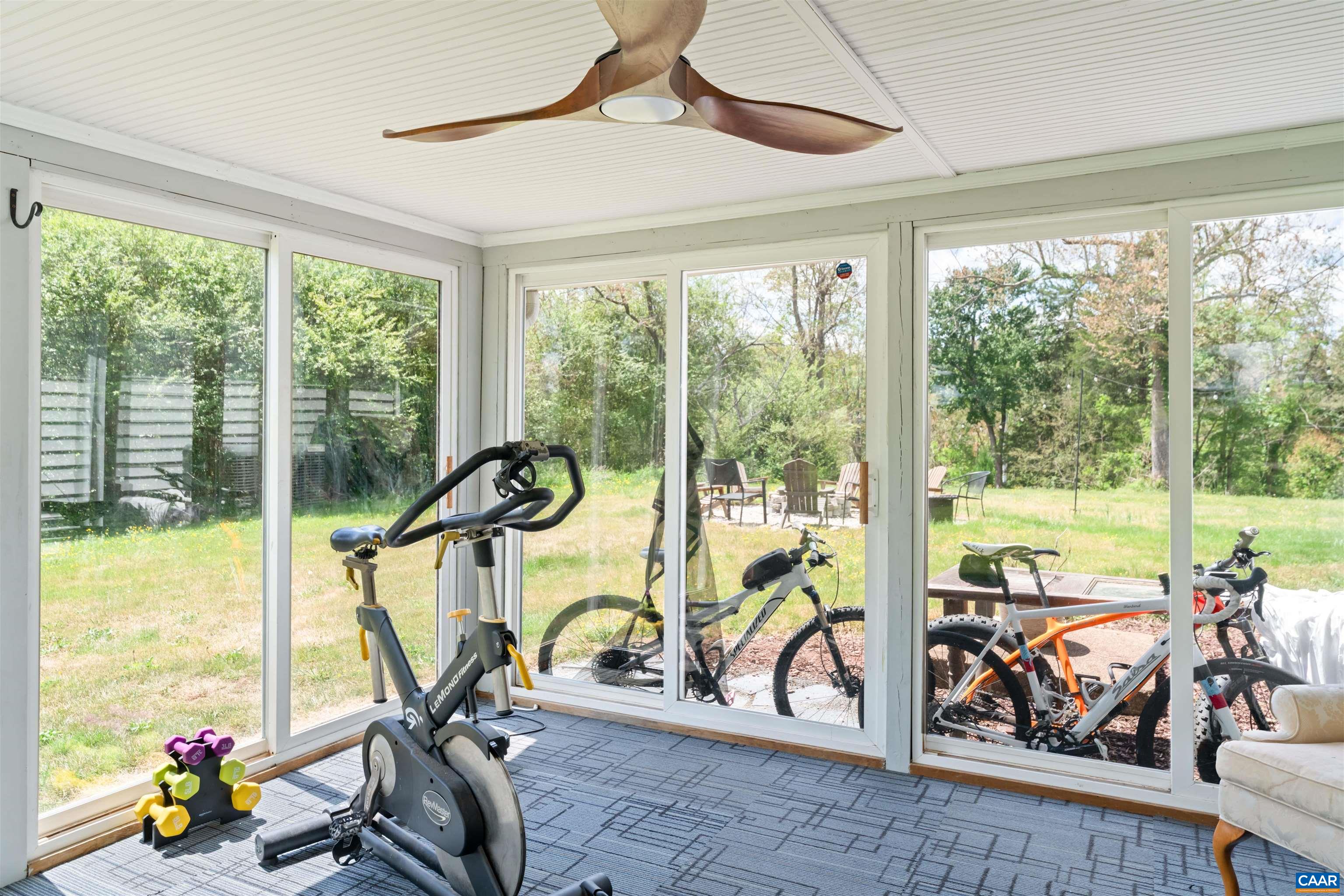 418 James River Road Scottsville, VA 24590 - Photo 20 of 61 a view of a room with gym equipment
