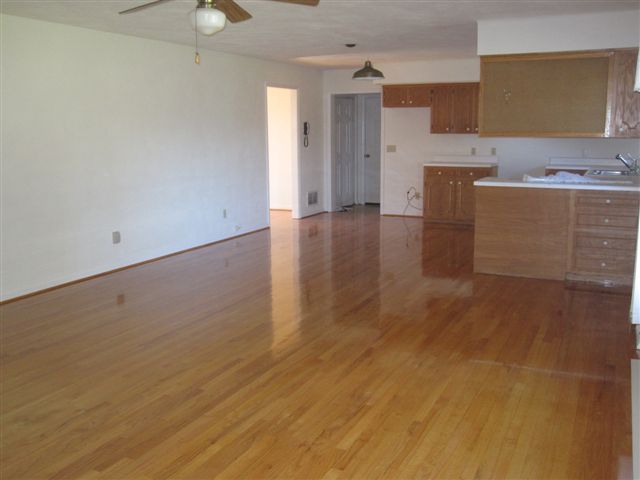 3778 Callaway Road Rocky Mount, VA 24151 - Photo 8 of 28 a view of a kitchen with a sink and a refrigerator