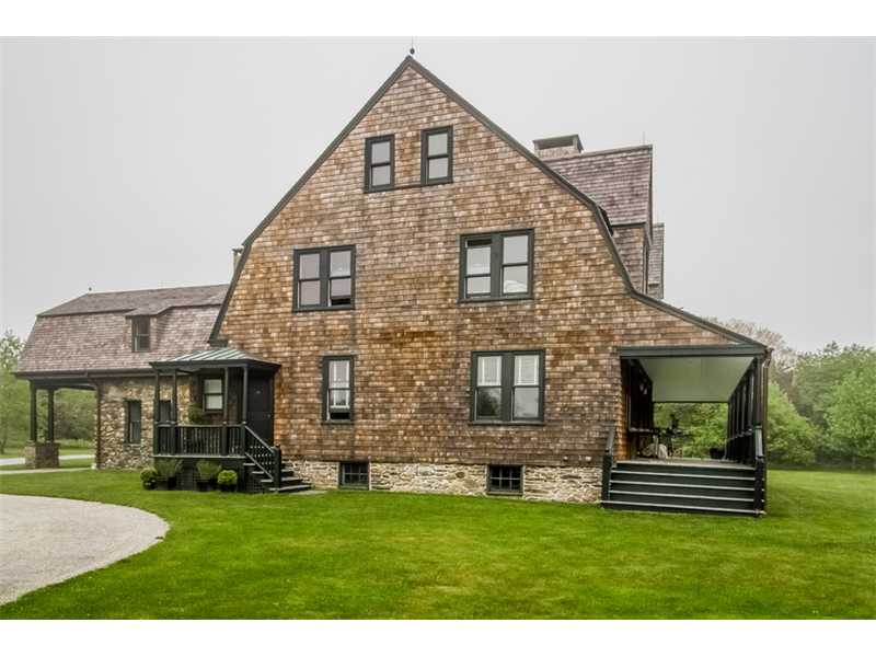 601 Beavertail Road Jamestown, RI 02835 - Photo 2 of 18 Porch. Gracious veranda and stone porte cochere