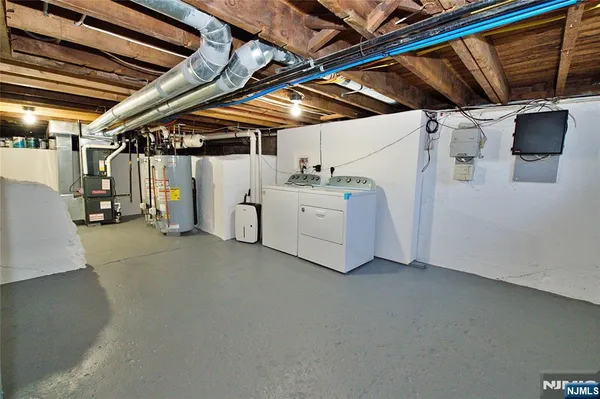 a view of a room with storage and utility