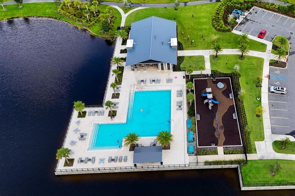 744 Hyperion Drive DeBary, FL 32713 - Photo 46 of 54 an aerial view of residential house with outdoor space and parking