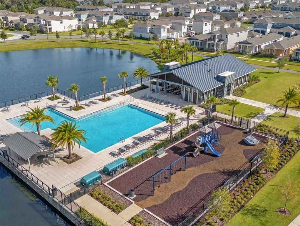 744 Hyperion Drive DeBary, FL 32713 - Photo 47 of 54 an aerial view of a house with a ocean view