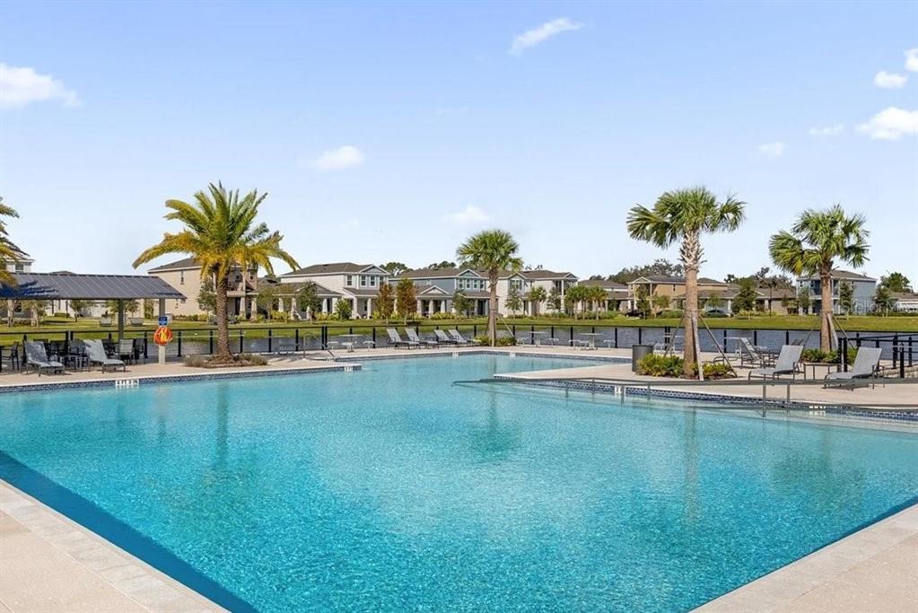 744 Hyperion Drive DeBary, FL 32713 - Photo 49 of 54 a view of swimming pool with outdoor seating and yard