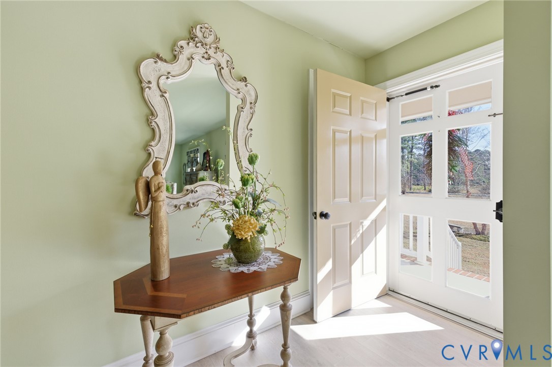 6606 West Quaker Road Disputanta, VA 23842 - Photo 4 of 32 Entrance with LVP Flooring