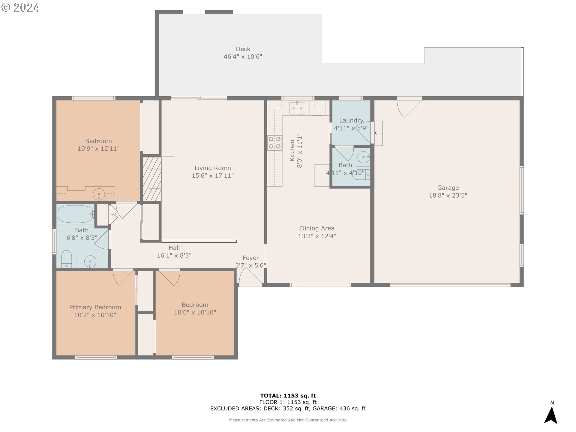 125 East 39th Place Eugene, OR 97405 - Photo 30 of 30 a picture of a counter top space