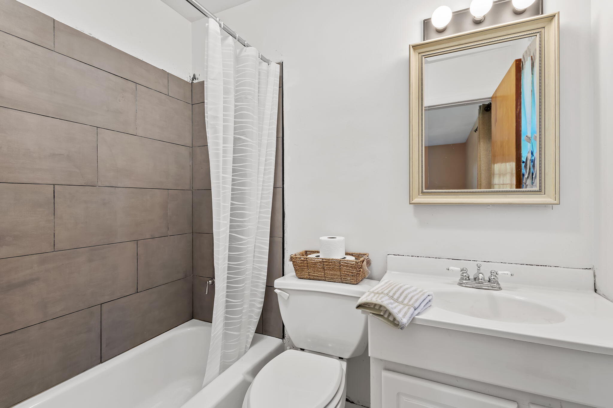 228 Weblos Trail Valparaiso, IN 46385 - Photo 20 of 29 a bathroom with a sink toilet and shower