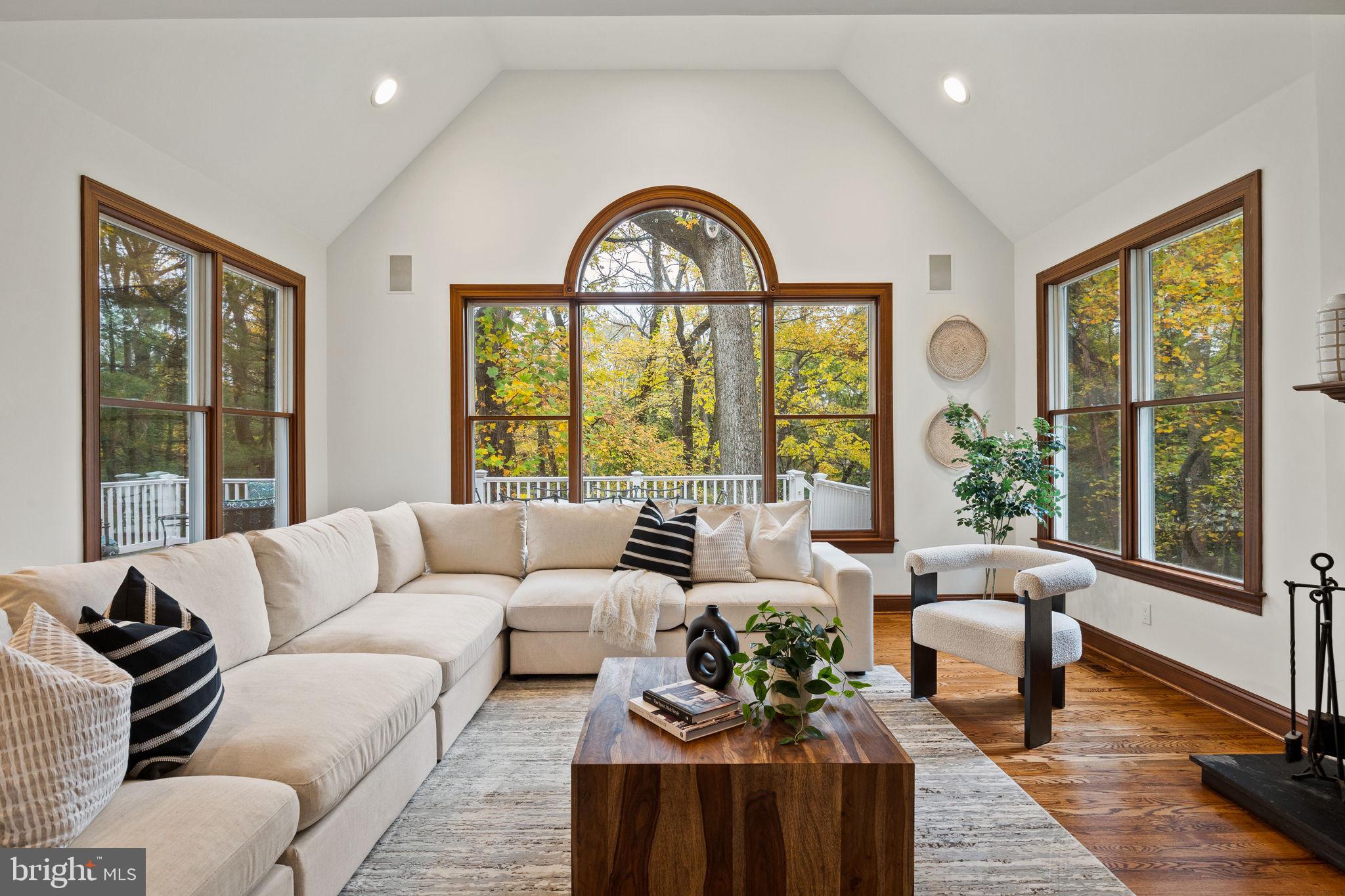 484 King Of Prussia Road Wayne, PA 19087 - Photo 19 of 98 a living room with furniture and floor to ceiling windows