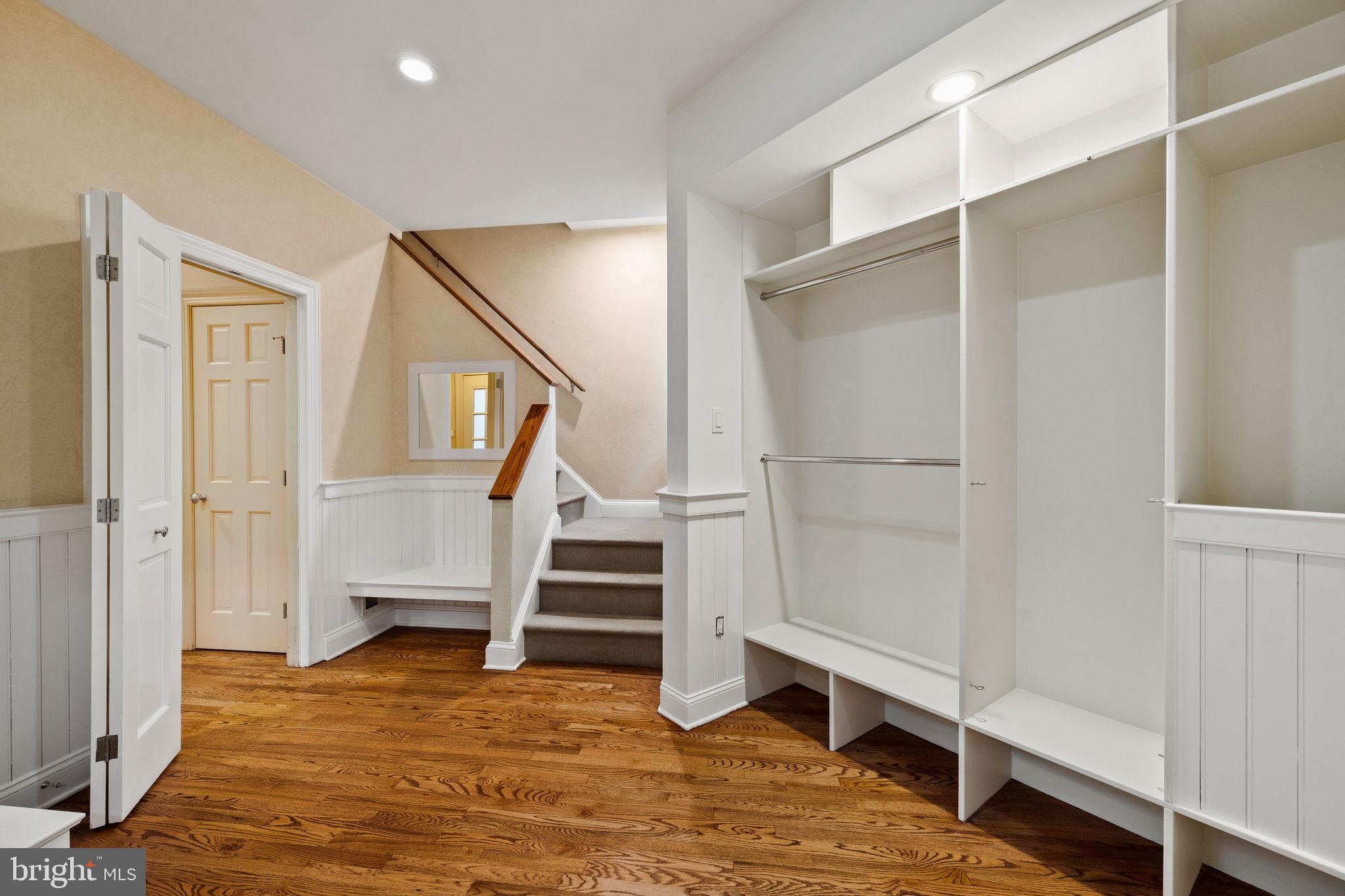 484 King Of Prussia Road Wayne, PA 19087 - Photo 26 of 98 a view of entryway with wooden floor and stairs