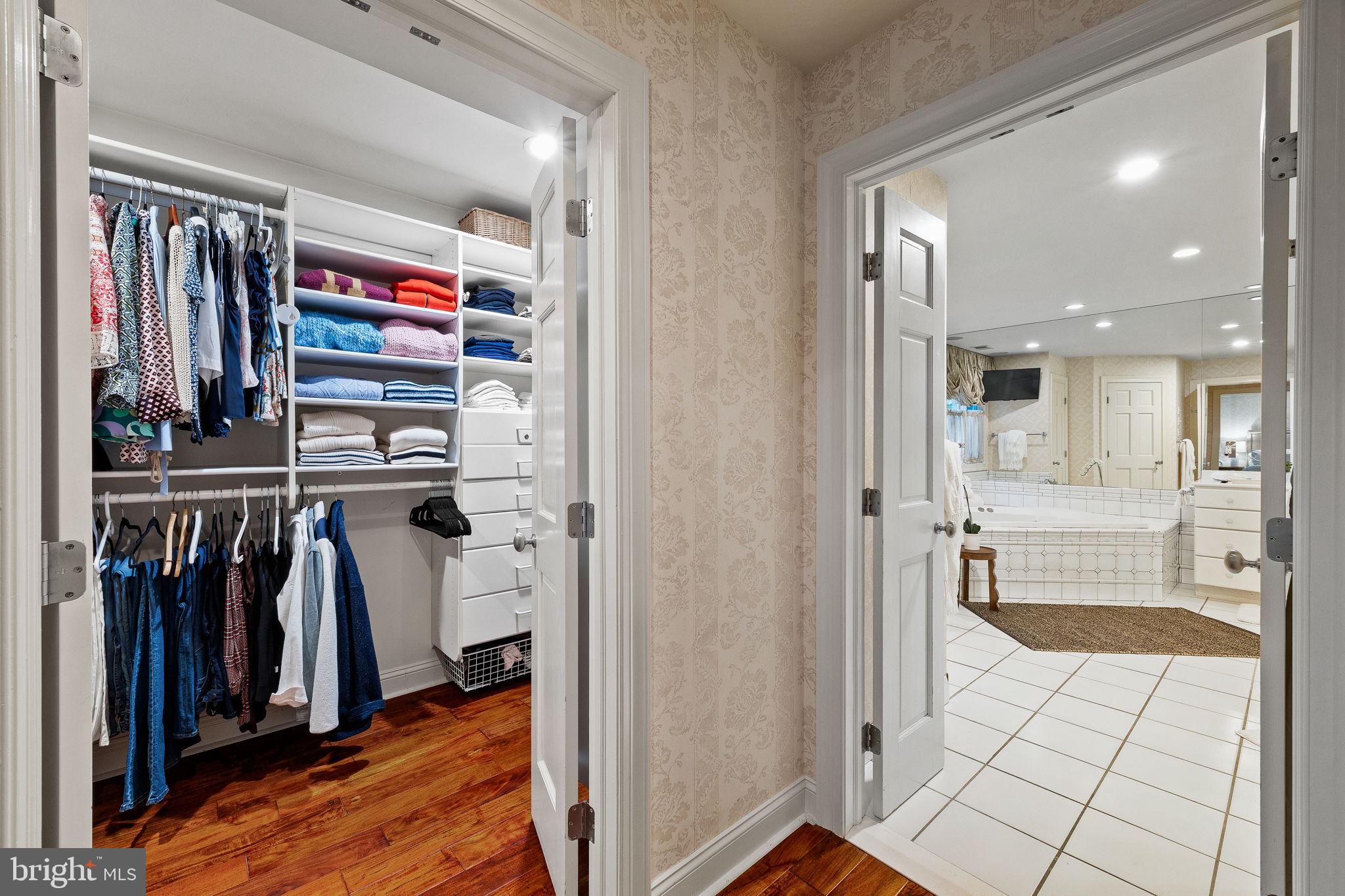 484 King Of Prussia Road Wayne, PA 19087 - Photo 36 of 98 a view of walk in closet with clothes and shoes