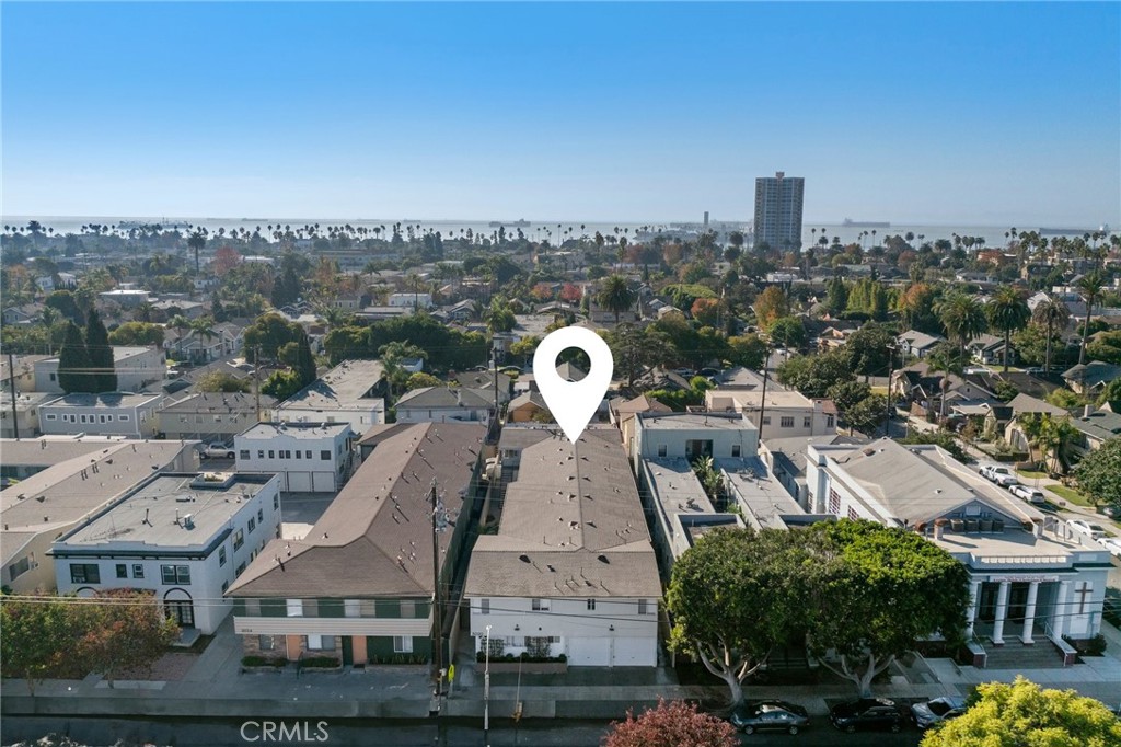 3020 East 3rd Street Long Beach, CA 90814 - Photo 62 of 63 an aerial view of a city with lots of residential buildings