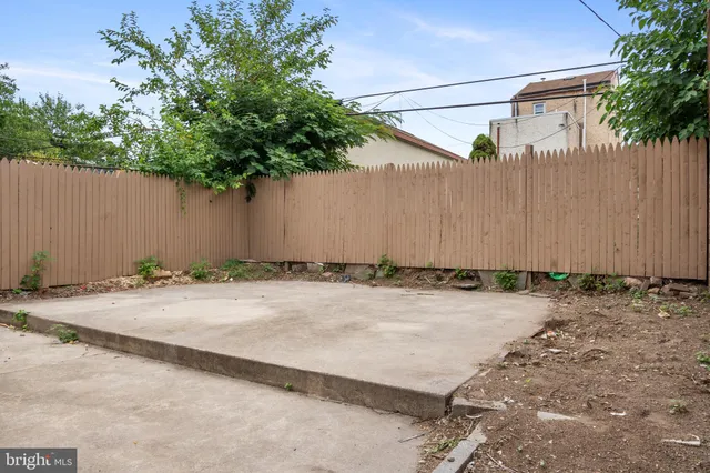 a backyard of a house