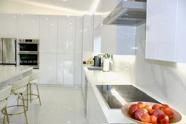 a view of kitchen island
