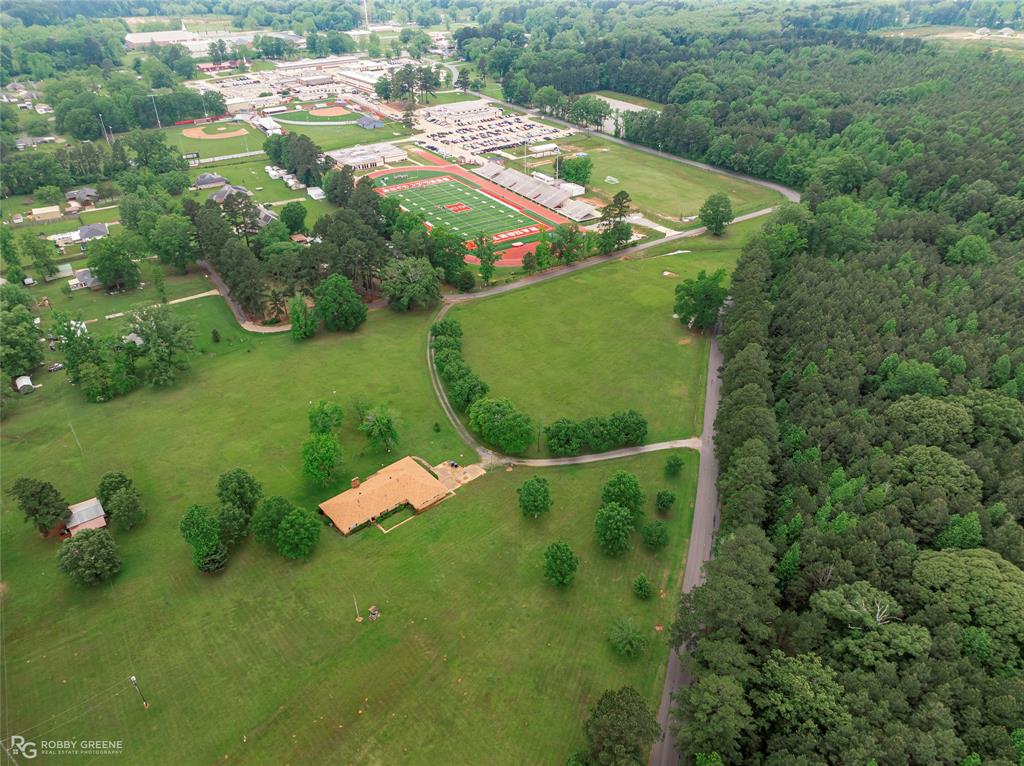 451 North Hazel Street Haughton, LA 71037 - Photo 7 of 13 an aerial view of a residential houses with outdoor space and street view