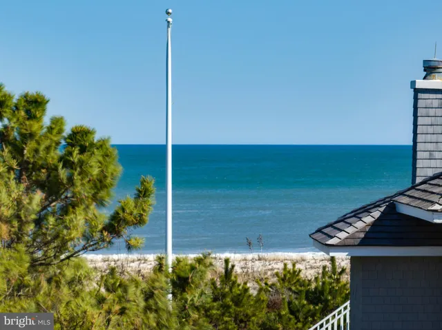 a view of a terrace with a bench