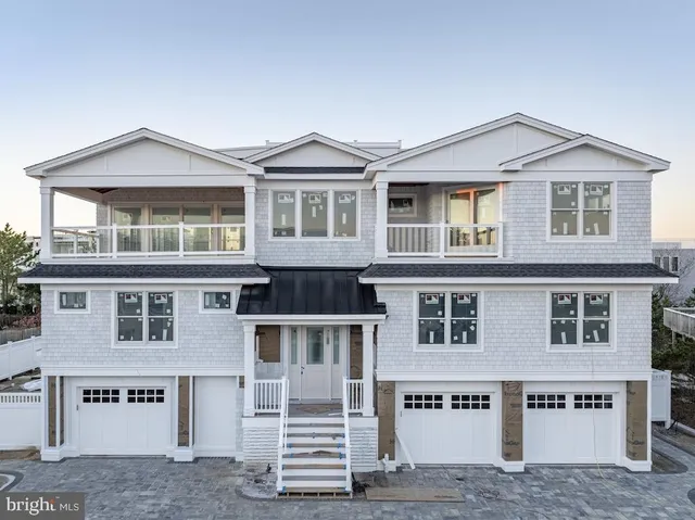 a front view of a house with a balcony
