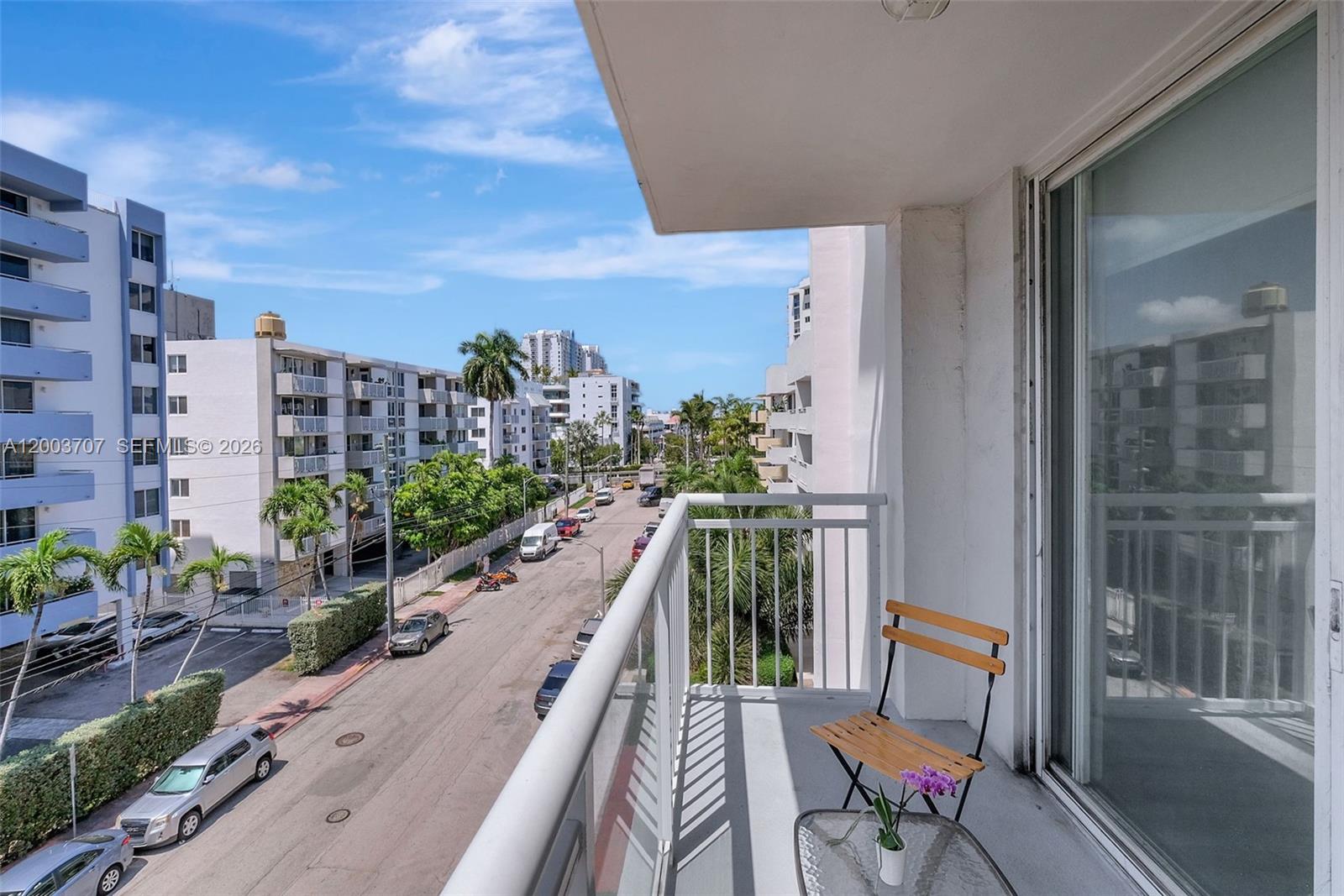 1345 Lincoln Road, Unit 501 Miami Beach, FL 33139 - Photo 11 of 33 a view of balcony with furniture