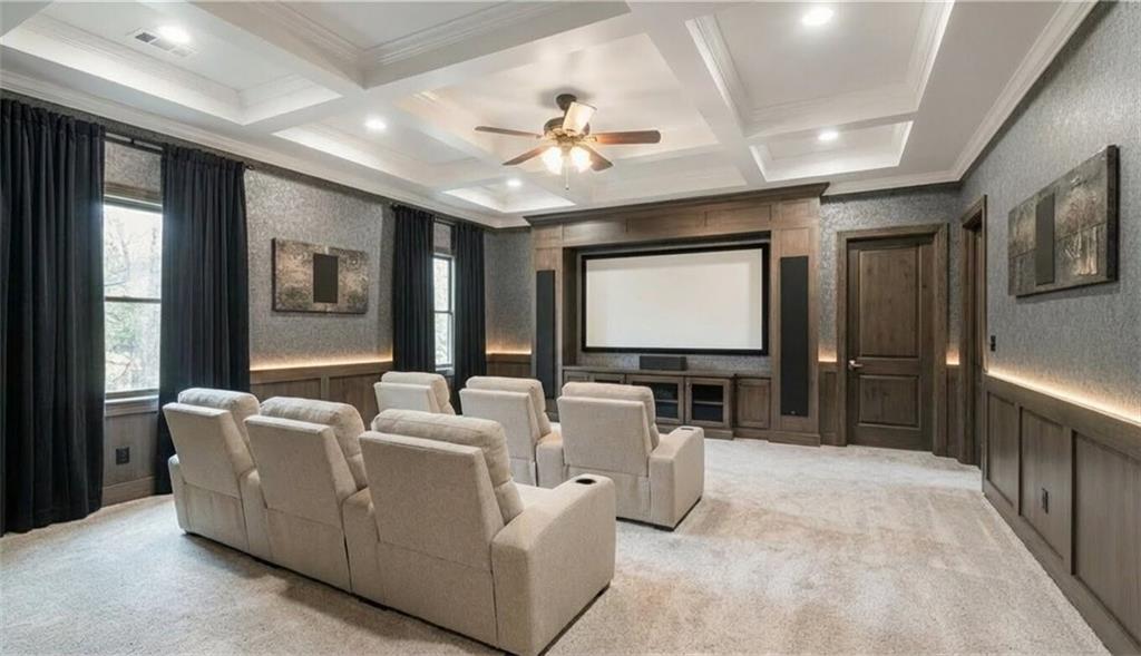 6233 Huntington Ridge Road Mableton, GA 30126 - Photo 41 of 50 a living room with furniture and a flat screen tv