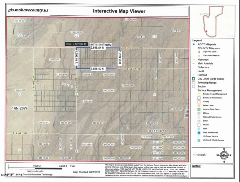 0 Polaris Road Topock, AZ 86436 - Photo 3 of 5 74 Acres