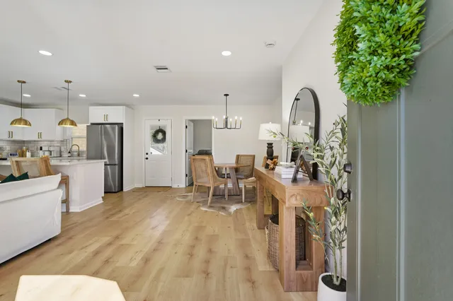 a very nice looking room with a large window