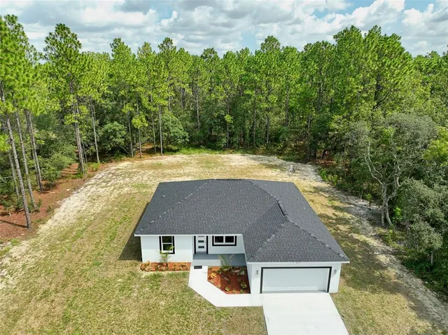 a aerial view of a house