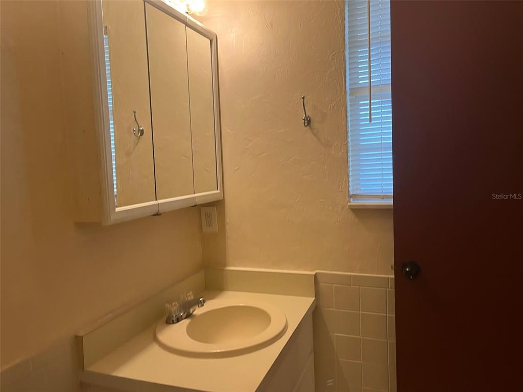 175 Conrad Street Port Orange, FL 32127 - Photo 10 of 13 a bathroom with a sink and a mirror