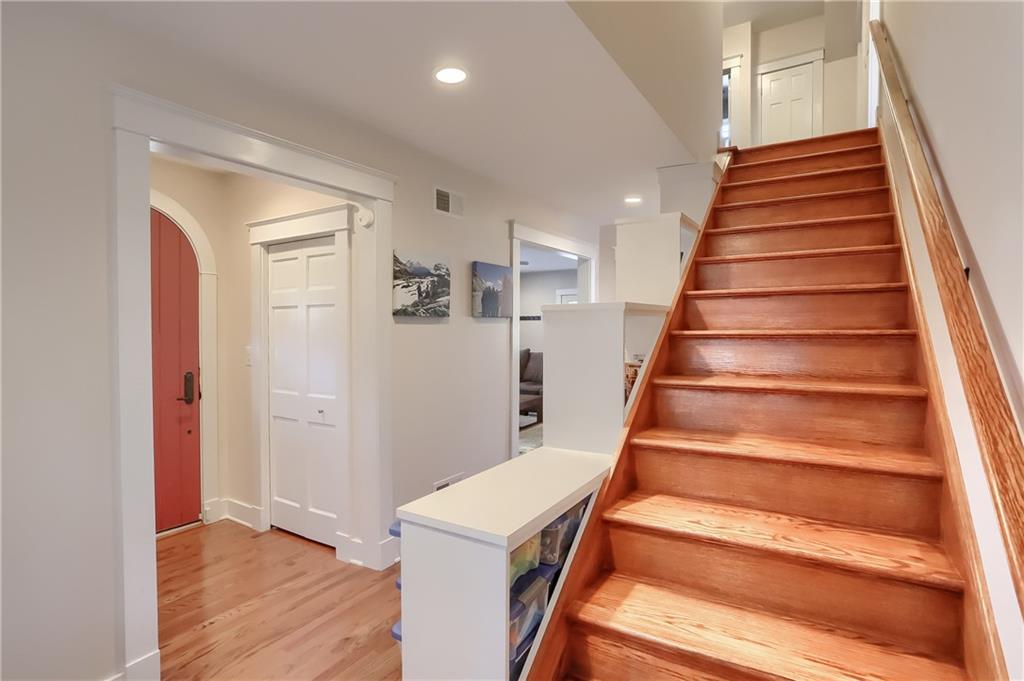 801 Main Street Coraopolis, PA 15108 - Photo 12 of 25 a view of entryway and hall with wooden floor