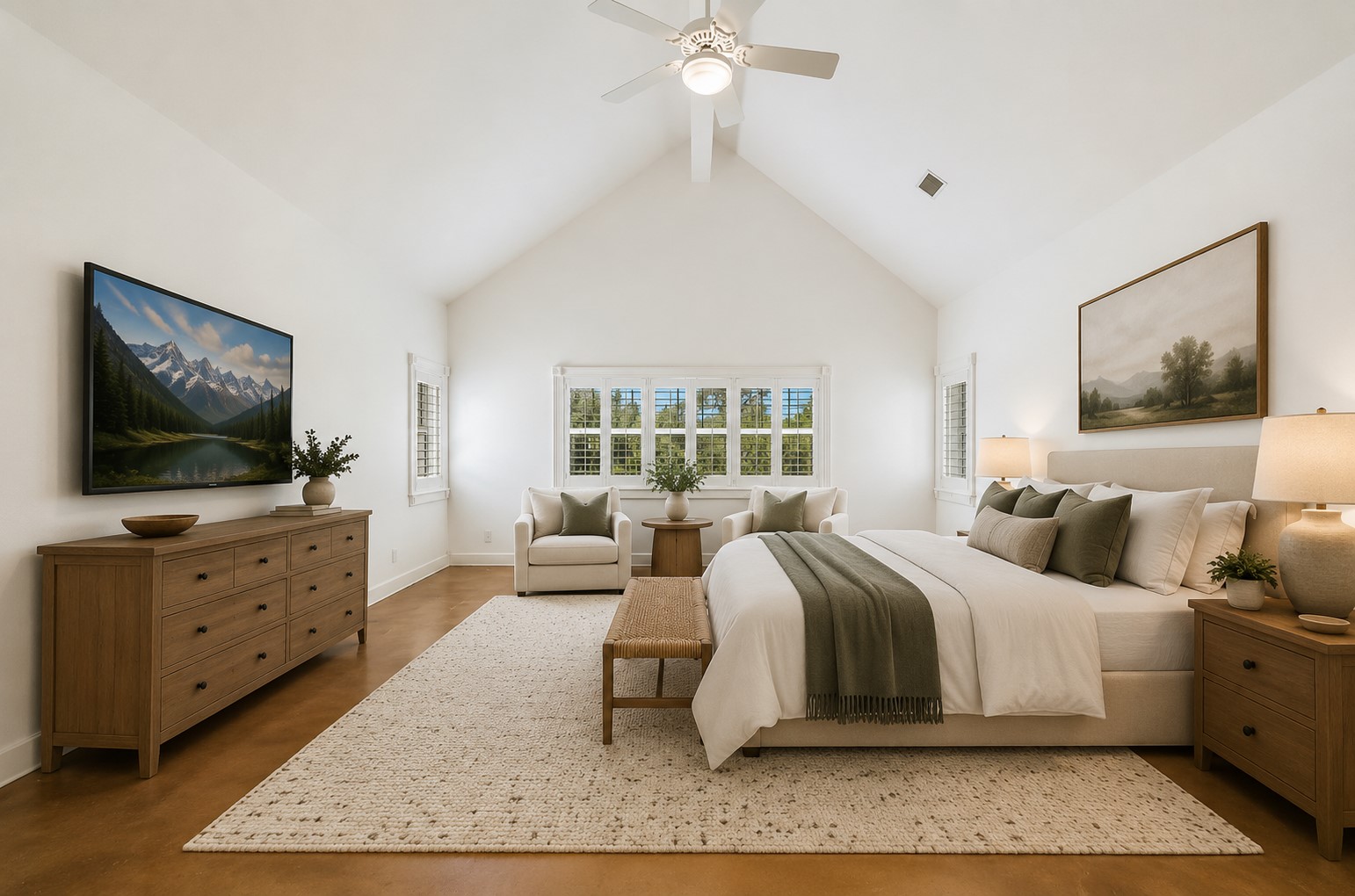 3820 River Road Wimberley, TX 78676 - Photo 15 of 37 Virtually staged primary bedroom
