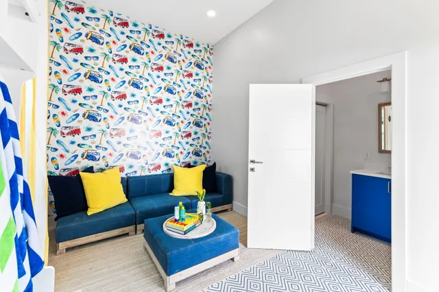 a view of an ocean and beach