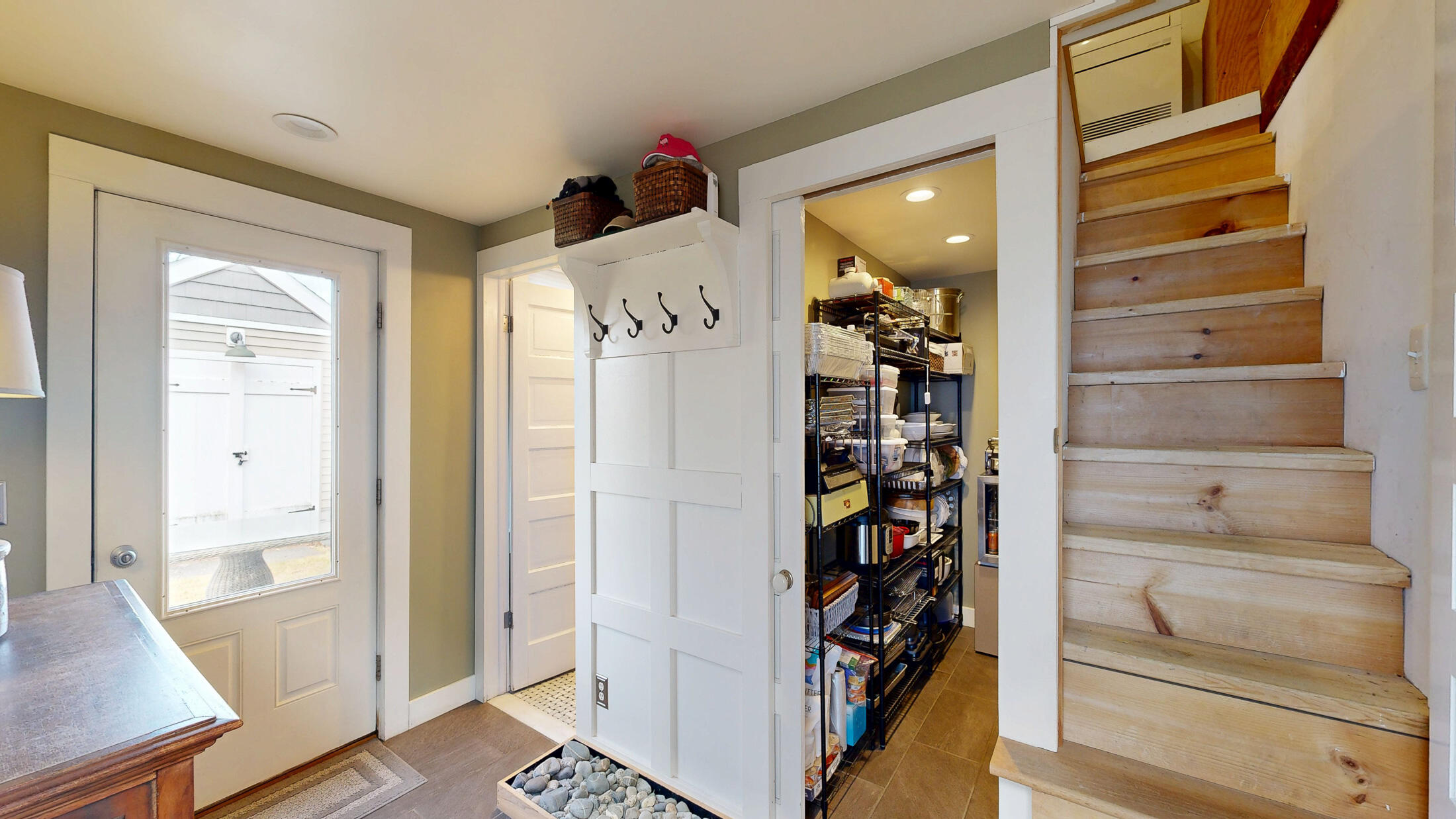 15 Wadsworth Street Thomaston, ME 04861 - Photo 4 of 66 View Into Mud Room Area, Pantry & Bath