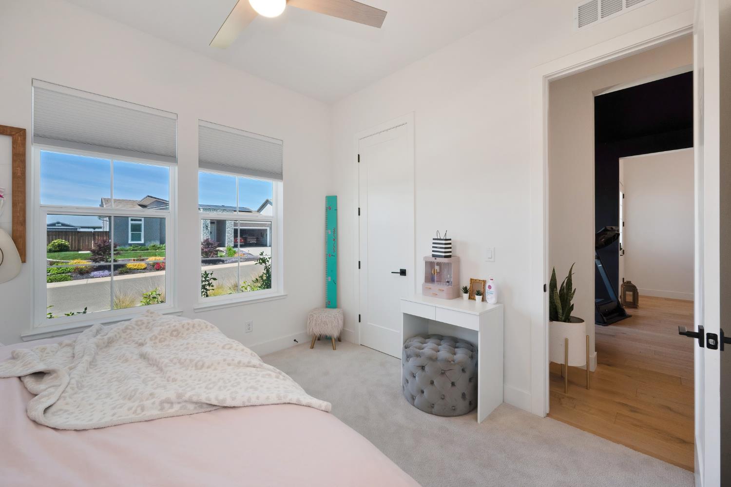 5085 Pryor Drive Rescue, CA 95672 - Photo 9 of 50 a spacious bedroom with a bed and a fireplace