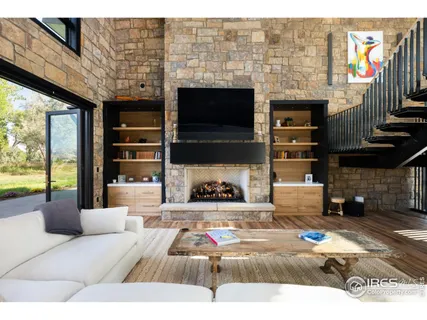 a kitchen with a sink and a microwave