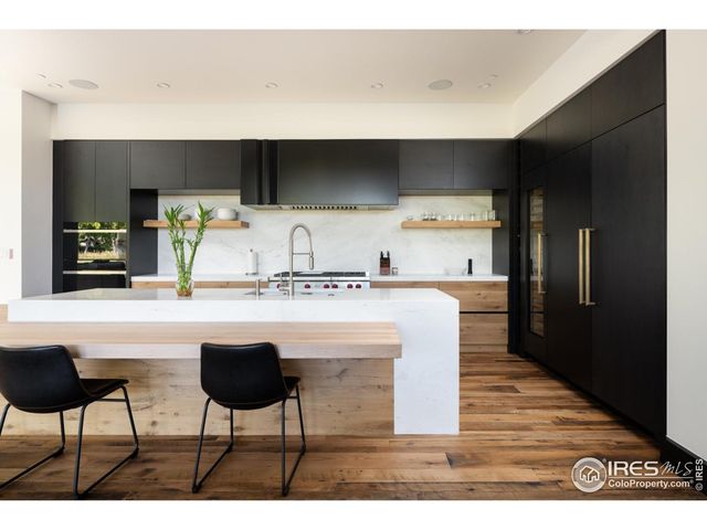 a view of a painting on a wall