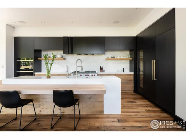 a view of a painting on a wall