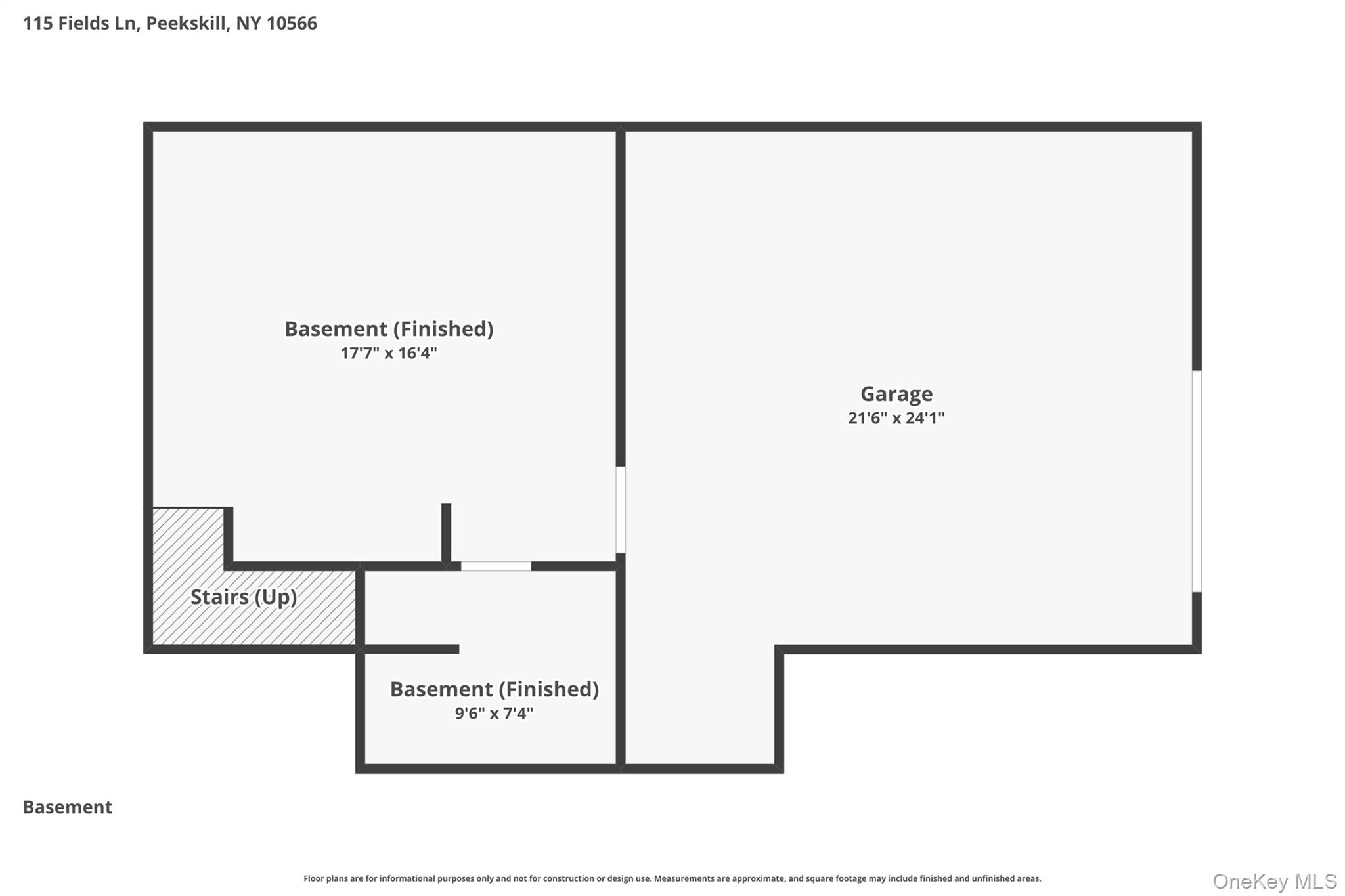 115 Fields Lane Peekskill, NY 10566 - Photo 50 of 50 Floor plan basement