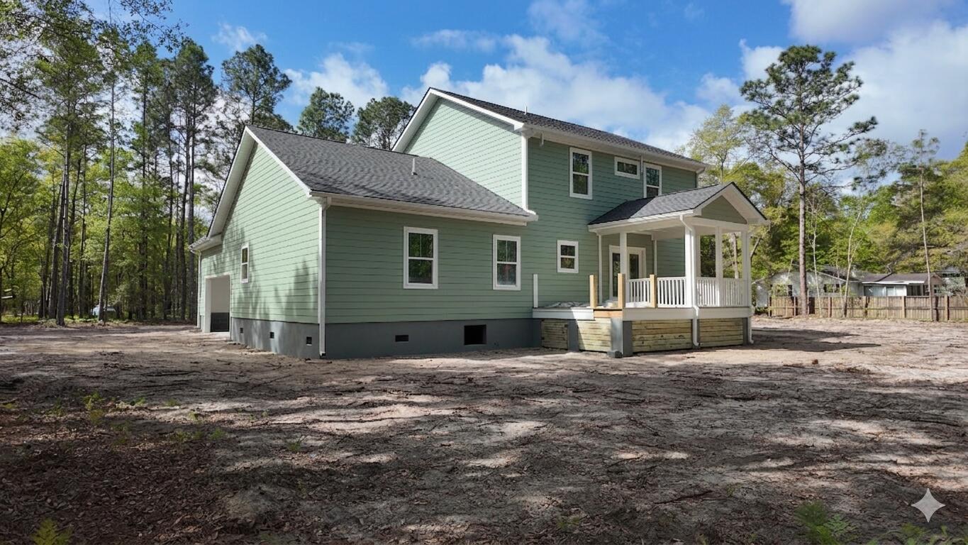4406 Sandy Hill Farm Road Hollywood, SC 29449 - Photo 10 of 11 Backyard view