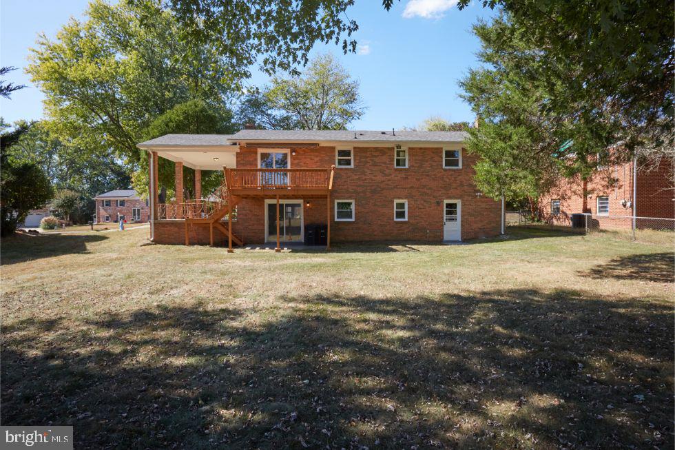 11504 Keystone Avenue Clinton, MD 20735 - Photo 31 of 33 Rear view from back of yard