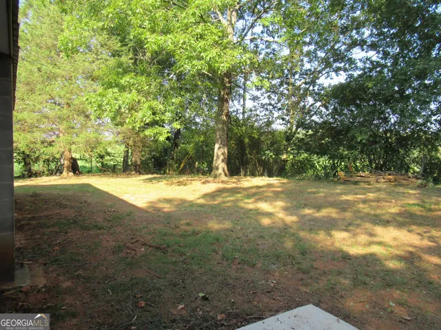 a view of outdoor space with trees