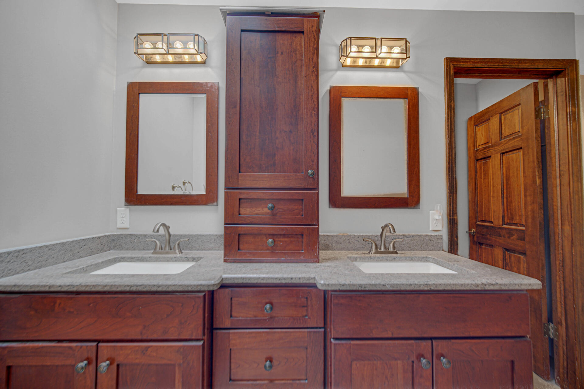 130 Wheatridge Road Valparaiso, IN 46385 - Photo 24 of 38 a bathroom with a sink vanity and mirror