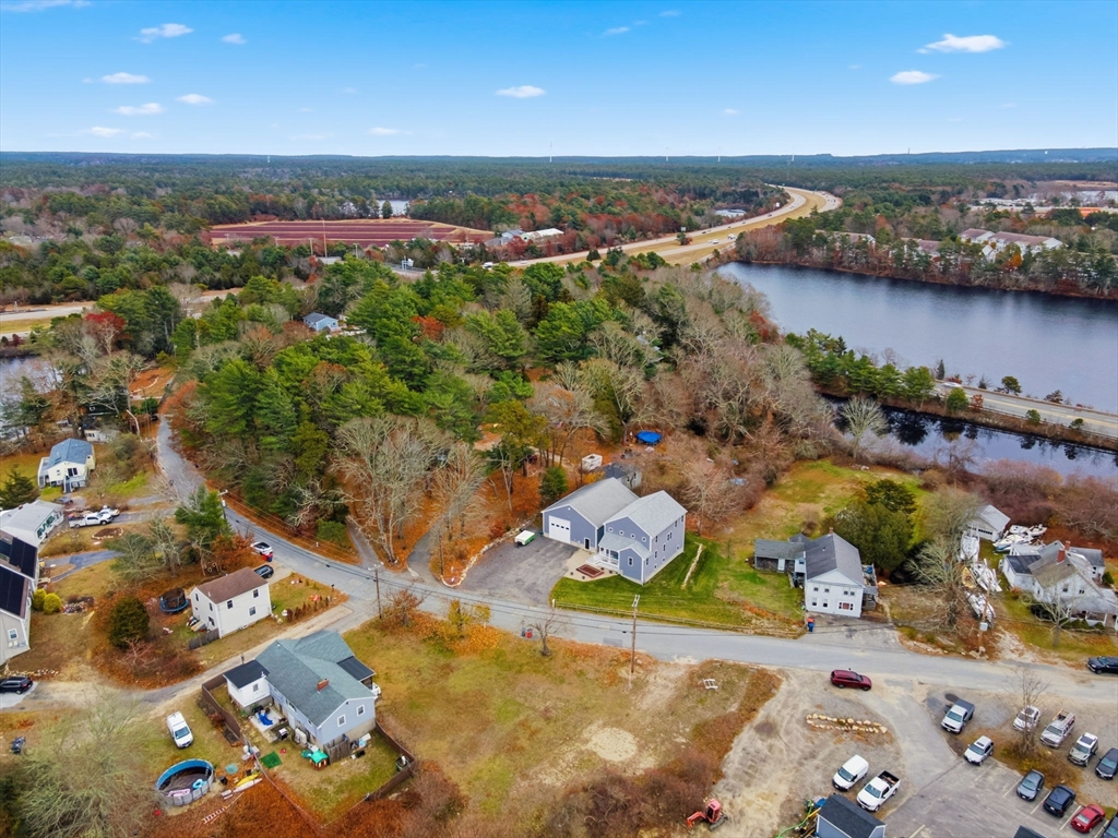 9 Old Glen Charlie Road Wareham, MA 02538 - Photo 41 of 42 an aerial view of residential houses with outdoor space and lake view