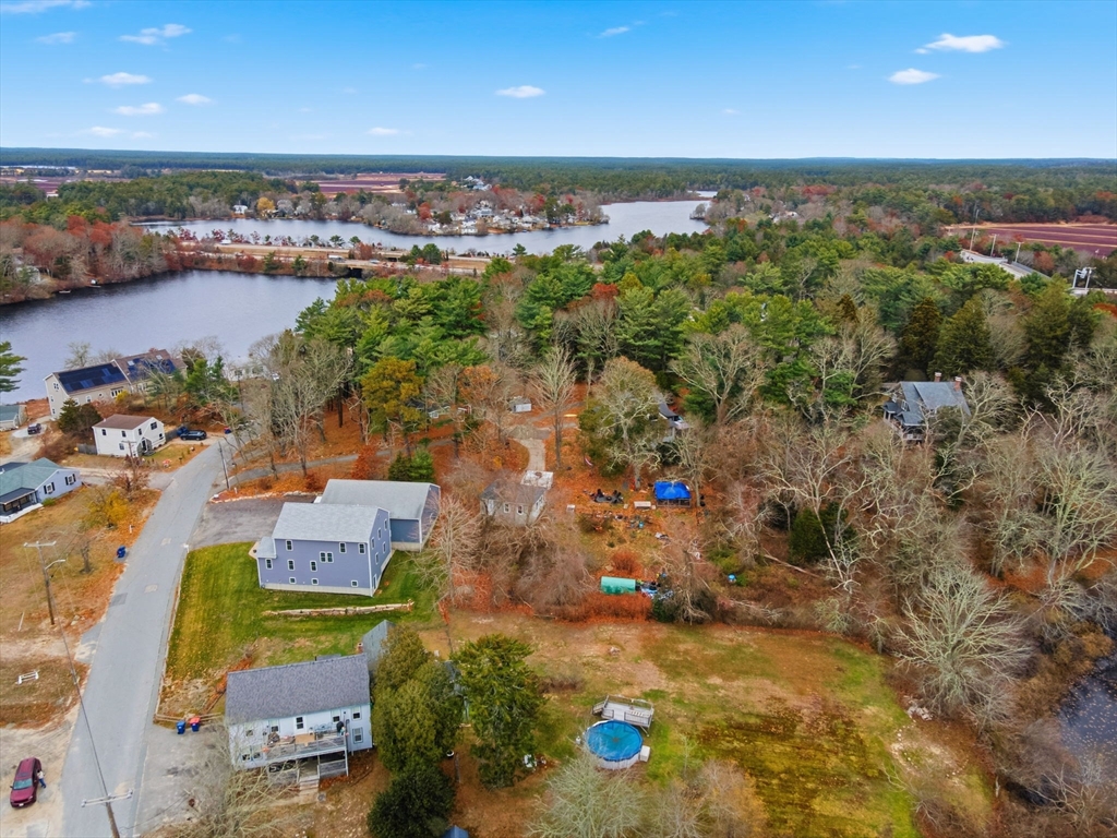 9 Old Glen Charlie Road Wareham, MA 02538 - Photo 42 of 42 an aerial view of residential houses with outdoor space and lake view
