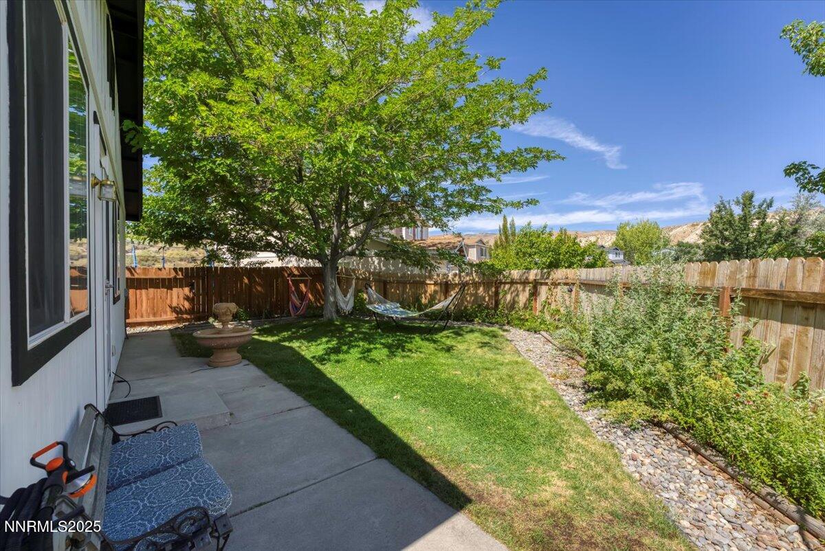 5921 Sapphire Ridge Court Reno, NV 89523 - Photo 31 of 31 a view of backyard with outdoor and green space