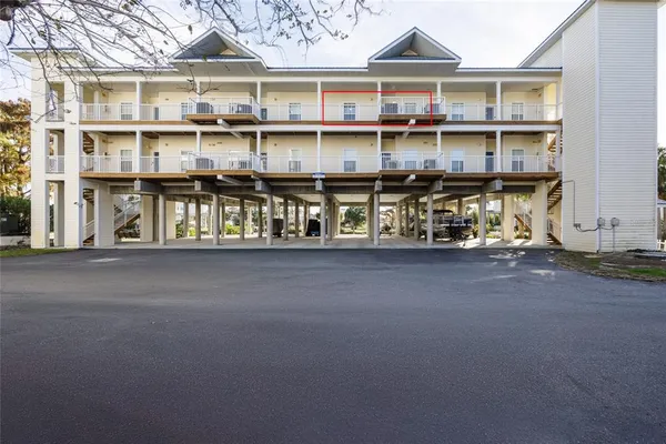 an aerial view of a house having outdoor space