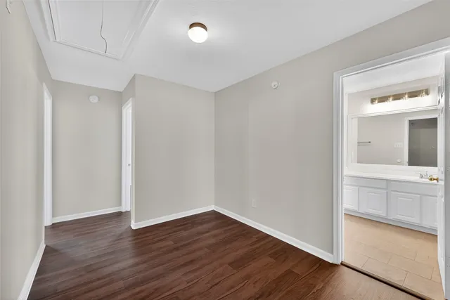 wooden floor in an empty room